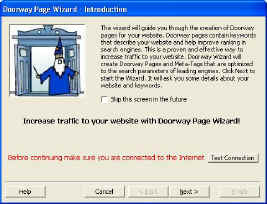 Doorway Page Wizard Screenshot